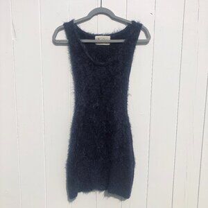 For Love & Lemons Knitz Ski Bunny Tank Micro Mini Dress Eyelash